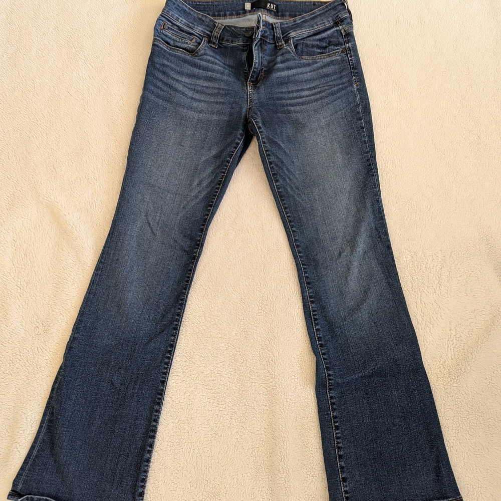 Kut from the Kloth Dark Blue Flare Jeans